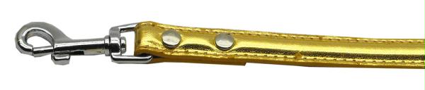 75 In. - 18mm Metallic Two-tier Collar Gold .75 In. Leash