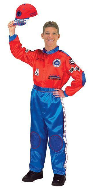 Ar34 Racing Suit Adult Red Blue
