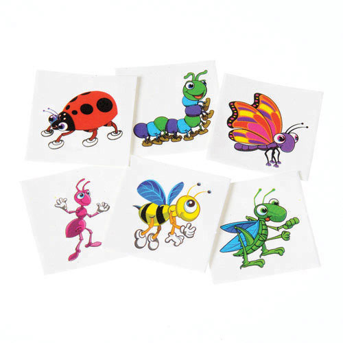223 Insect Tattoos - Pack Of 144
