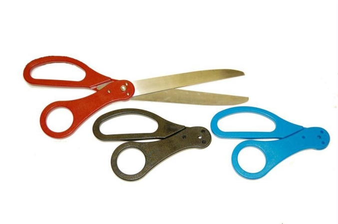 Bb129 Scissors Ribbon Cutting