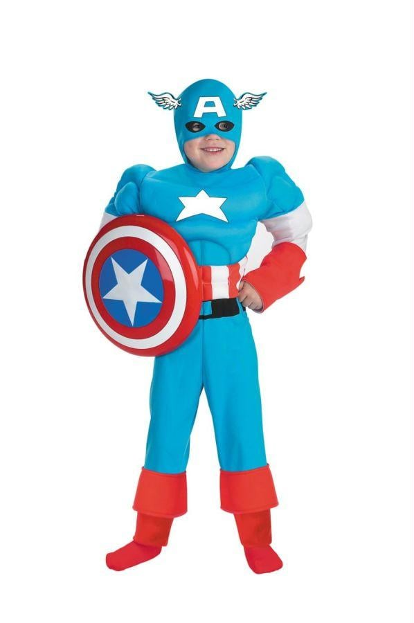 Capt America Dlx Muscle 7-8