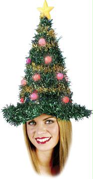 Fw7498 Christmas Tree Hat Light Up