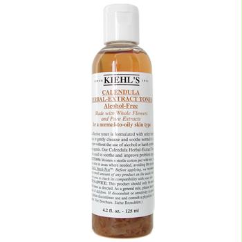 Kiehls 04449228601 Calendula Herbal Extract AlcoholFree Toner Normal to Oil Skin 125ml4.2oz