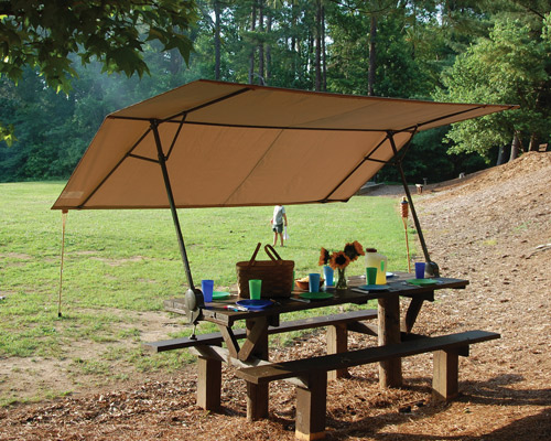 14553 Shadelogic Quick Clamp Canopy, Tilt Mount, Expandable To 10 Ft.