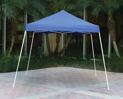 10x10 Sl Pop-up Canopy Blue Cover Blue Roller Bag
