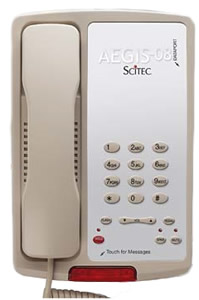 Aegis-ps-08ash Ash Singleline Speakerphone Scitouch