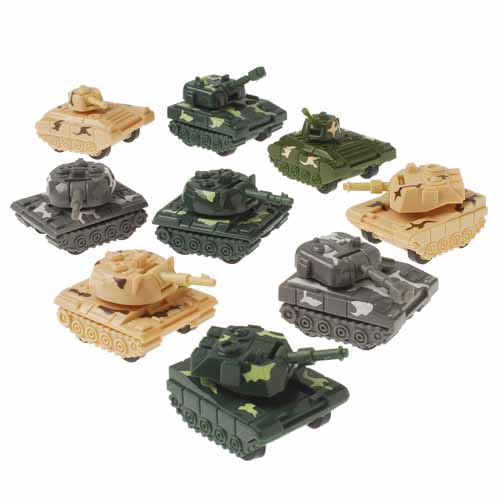 1081 Pull Back Tanks - Pack Of 12
