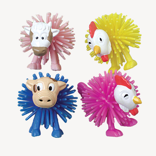 1258 Wooly Farm Animals - Pack Of 12