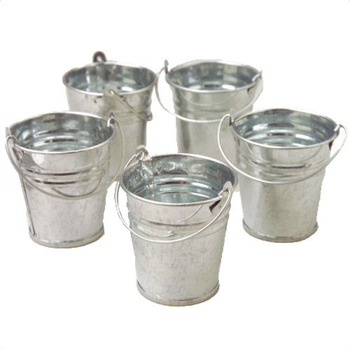 UPC 049392019702 product image for 1970 Mini Metal Buckets Pack of 12 | upcitemdb.com