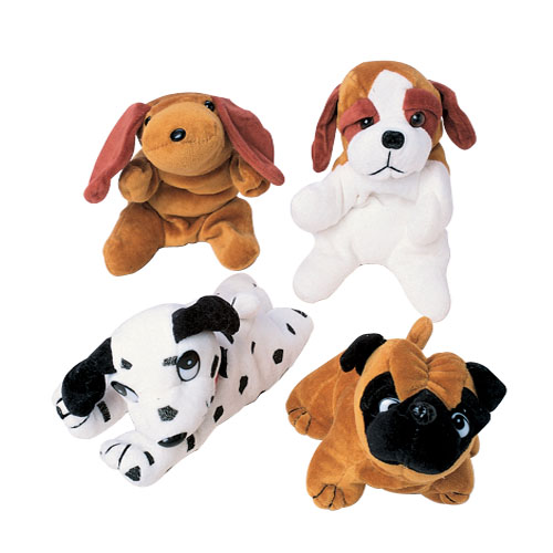 Fp70 Dog Beanbag Animals - Pack Of 12