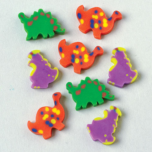 Lm130 Mini Dino Erasers - Pack Of 144