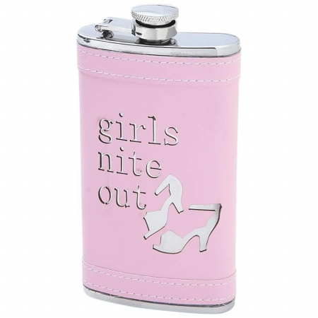 Ktflkgno 6oz Ss Flask Girls Nite Out