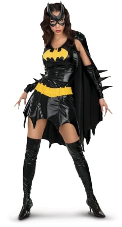 Rubies Costumes 134980 Batgirl Deluxe Adult Costume - Black - X-small