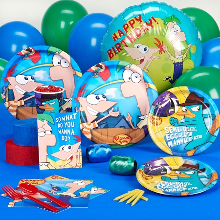 UPC 847356003459 product image for Hallmark 190345 Phineas and Ferb Standard Party Pack | upcitemdb.com