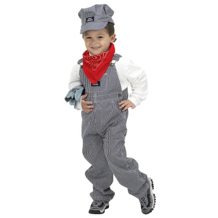 UPC 698216050034 product image for Aeromax 233002 Jr. Train Engineer Suit Toddler - Child Costume - Red - Size 2-3T | upcitemdb.com