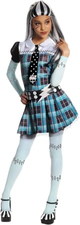 Rubies Costumes 211474 Monster High - Frankie Stein Child Costume - Black-blue - Medium - 8-10