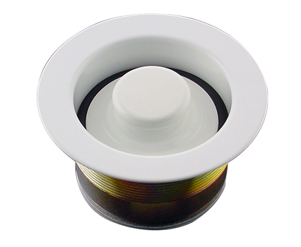 Csfs-wh-93 Mr. Scrappy Custom Sink Flange And Stopper Set White