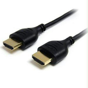 Startech  HDMIMM6HSS 6 Ft Slim High Speed Hdmi Cable With Ethernet - Hdmi - M-M