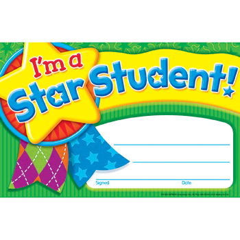 . T-81050 Im A Star Student Star Medal Recognition Awards