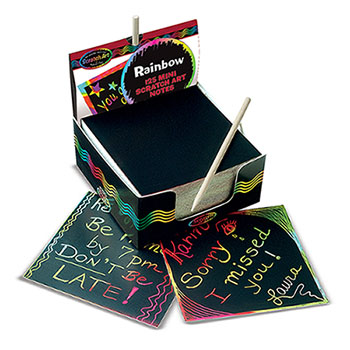 Melissa And Doug Lci5945 Box Of Rainbow Mini Notes 125 Cards