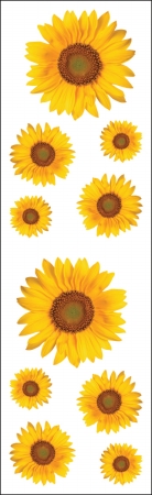 Mrs Grossman MG199-11923 Mrs. Grossmans Stickers-Sunflowers Mrs Grossman MG199-11923 Mrs. Grossmans Stickers-Sunflowers