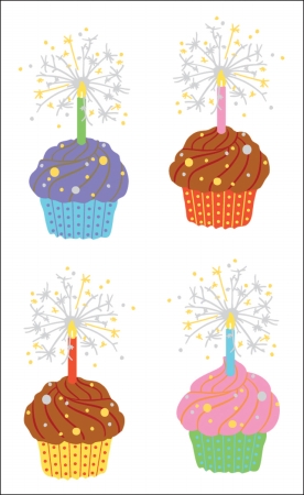 Mrs Grossman MG199-23863 Mrs. Grossmans Stickers-Cupcakes Mrs Grossman MG199-23863 Mrs. Grossmans Stickers-Cupcakes