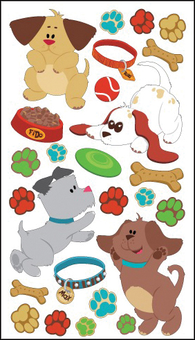 Sticko E5200796 Sticko Classic Stickers-Mr Bark A Lot Sticko E5200796 Sticko Classic Stickers-Mr Bark A Lot