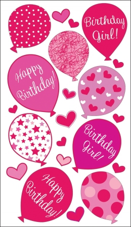 Sticko E5200710 Sticko 58 Stickers-Birthday Girl Sticko E5200710 Sticko 58 Stickers-Birthday Girl