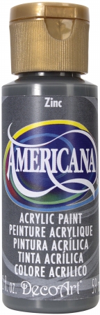 Deco Art DA-304 Americana Acrylic Paint 2 Ounces-Zinc Deco Art DA-304 Americana Acrylic Paint 2 Ounces-Zinc