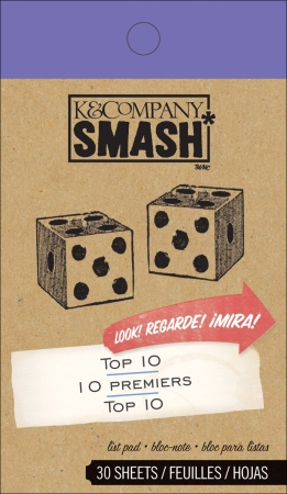 K&Company 30659360 Top 10 SMASH Pad-30 Sheets K&Company 30659360 Top 10 SMASH Pad-30 Sheets