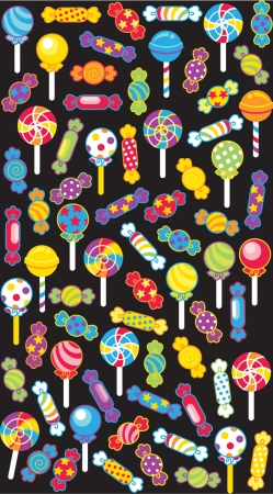 Sticko E5240002 Sticko Classic Stickers-Sugary Sweet Repeats Sticko E5240002 Sticko Classic Stickers-Sugary Sweet Repeats