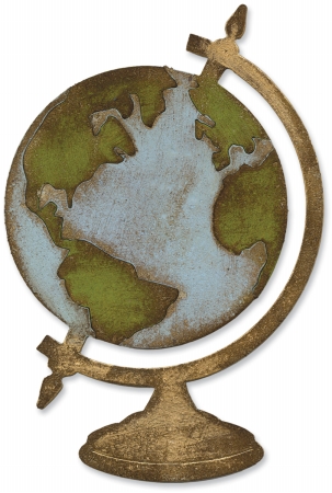 Sizzix 657832 Sizzix Bigz Die By Tim Holtz-Vintage Globe