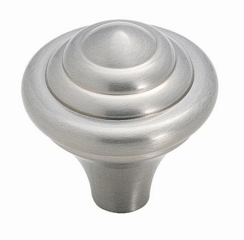 Amerock Bp19257g10 Round Abstractions Knob - Satin Nickel