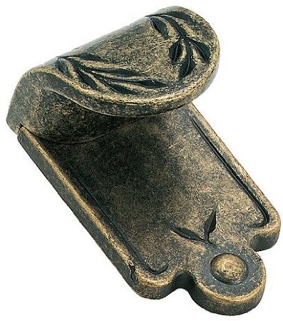 Inspirations Finger Pull - Weathered Brass