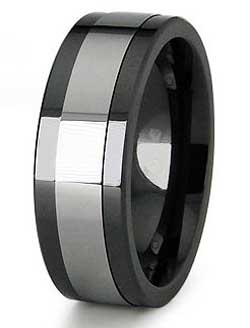 R40053-075 Ceramic Ring 8mm - Size 7.5