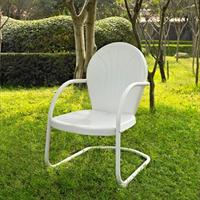 Crosley Furniture Co1001a-wh Griffithmetal Chair In White Finish