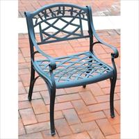 Crosley Furniture Co6101-bk Sedona Cast Aluminum Arm Chair In Charcoal Black Finish - Set Of 2