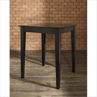 Crosley Furniture Kd20002bk Tapered Leg Pub Table In Black Finish.