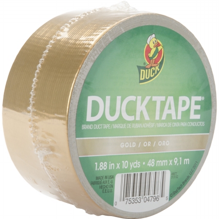 Cdt10 Colored Duck Tape 1.88 In. Wide 10 Yard Roll-gold