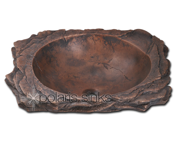 Polaris Sink P269 24" Rectangular Bronze Drop - In Sink