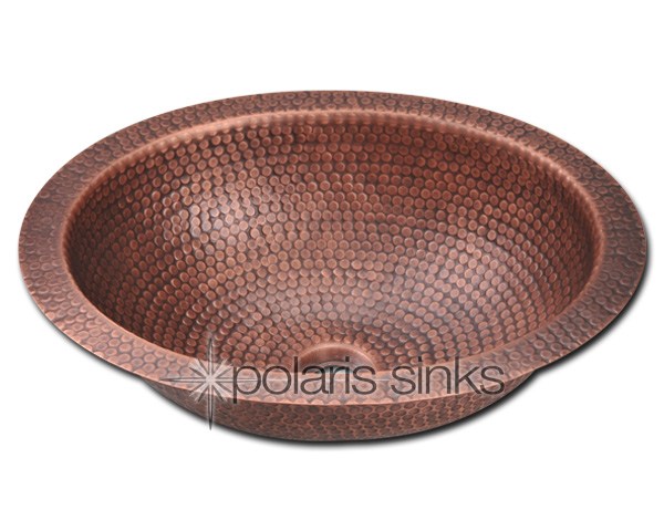 Polaris Sink P909 Single Bowl Oval Copper Sink