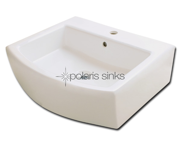 Polaris Sink P003vb Bisque Porcelain Vessel Sink