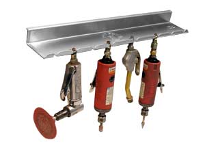 115 18"w X 2 ¾"h Hanging Air Tool Holder