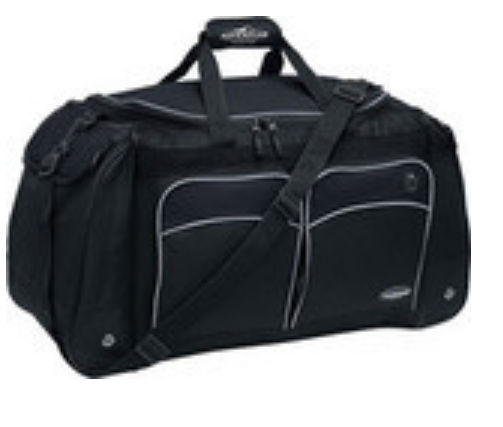 Luggage 57028-001 Adventurer Duffel Collection- 28 Multi-pocket Duffle In Black