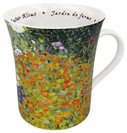 4411000688 Set Of 4 Mugs Les Fleurs Chez Les Peintres - Klimt