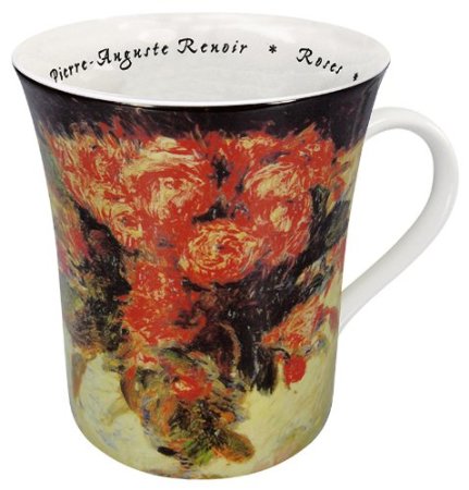 4411000690 Set Of 4 Mugs Les Fleurs Chez Les Peintres - Renior