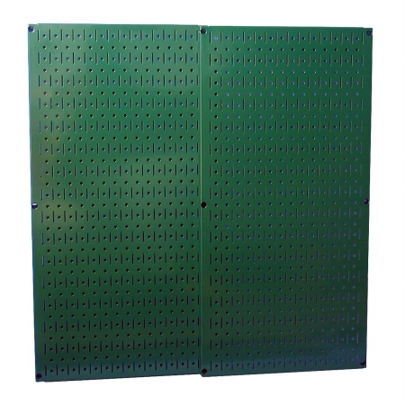 30-p-3232gn Green Metal Pegboard - Two Panel Pack 32 In. X32 In. Green