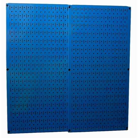 30-p-3232bu Blue Metal Pegboard - Two Panel Pack 32 In. X32 In. Blue