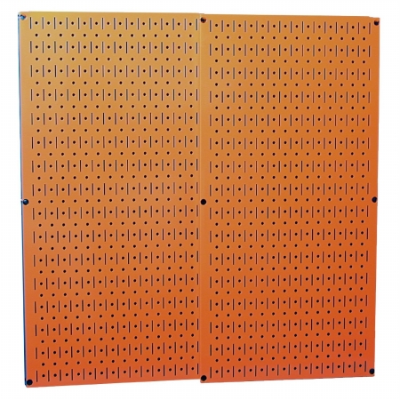 30-p-3232or Orange Metal Pegboard - Two Panel Pack 32 In. X32 In. Orange