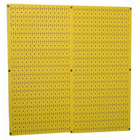 30-p-3232y Yellow Metal Pegboard - Two Panel Pack 32 In. X32 In. Yellow